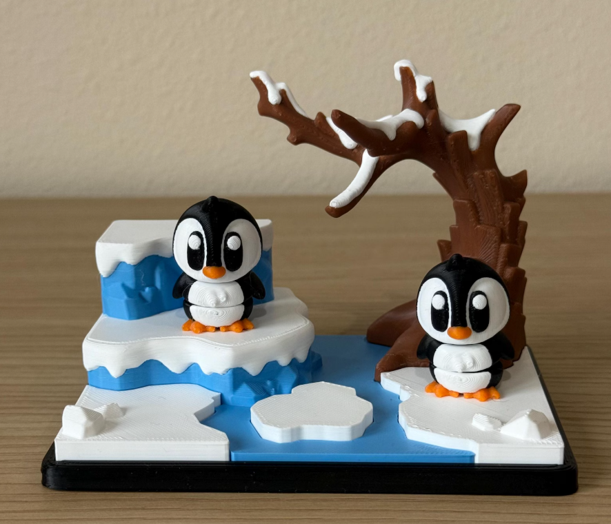 Flexi Penguin & Winter Playset